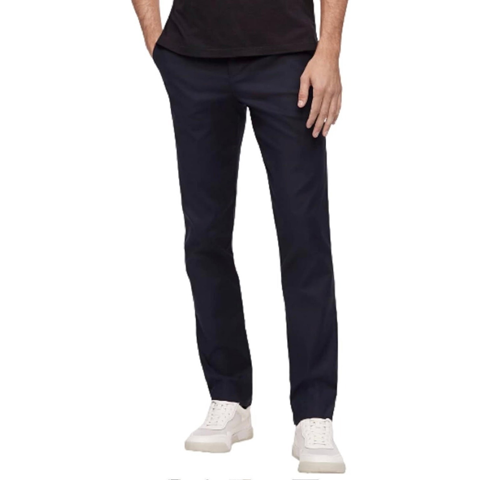 Calvin Klein Mens Modern Stretch Wrinkle Resistant Chino Pants Slim Fit 32x30